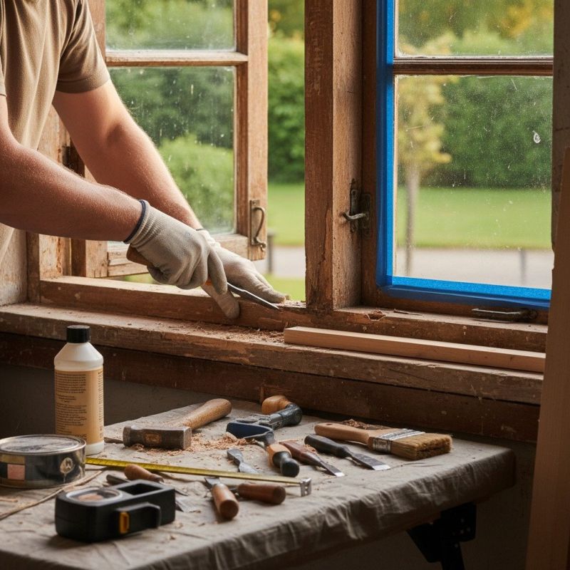 Wood Windows Installation